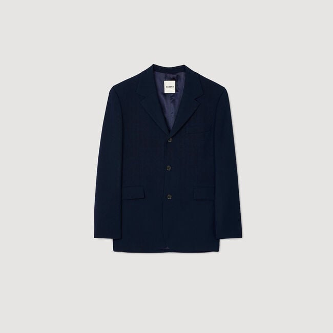 Colbert kostuum oversized wol